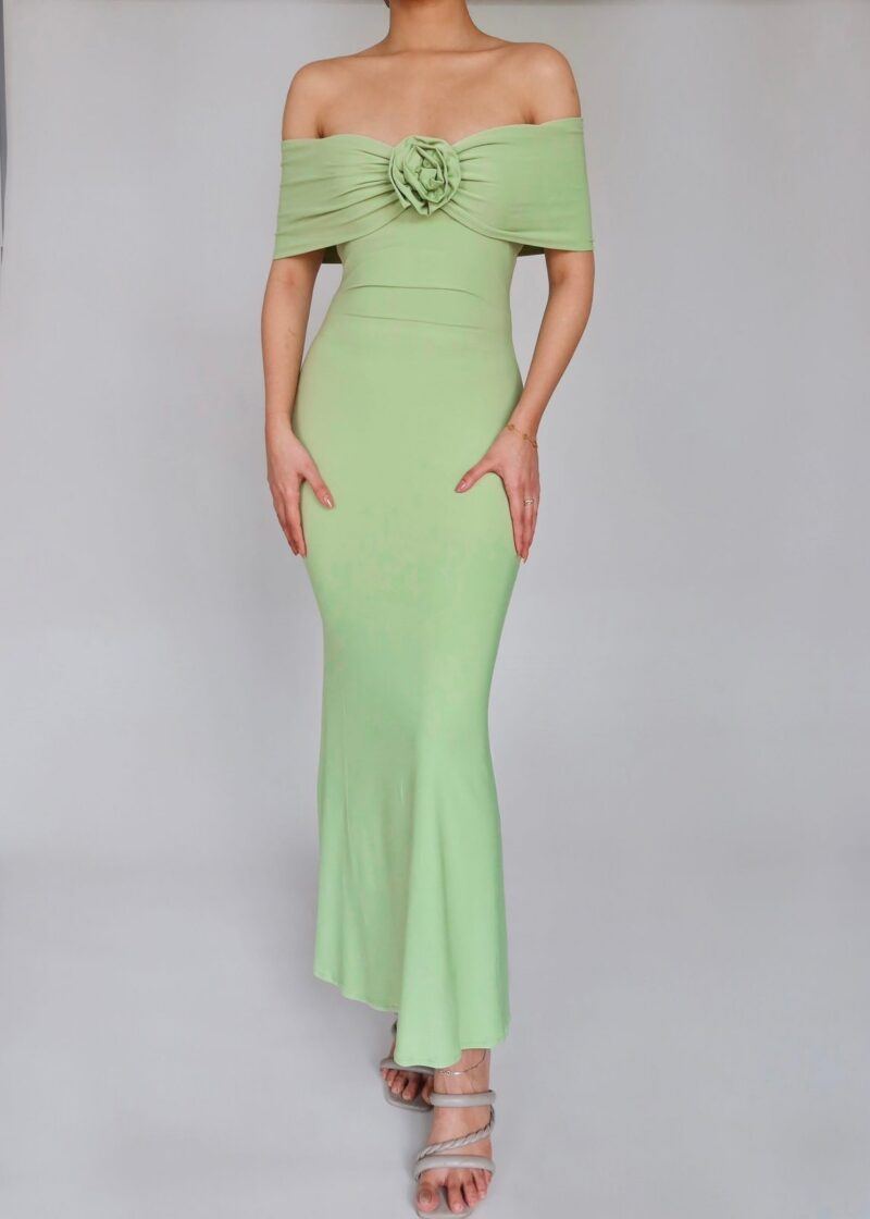 Clio Off Shoulder Long Dress